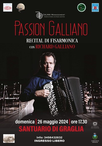 Passion Galliano, recital di fisarmonica con Richard Galliano