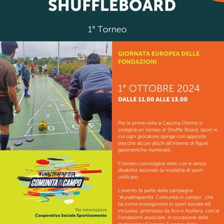 Cascina Oremo compie 1 anno: organizzato il primo torneo di shuffleboard.