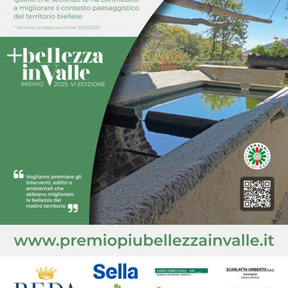 Premio +bellezza in Valle 2025: aperte le candidature.