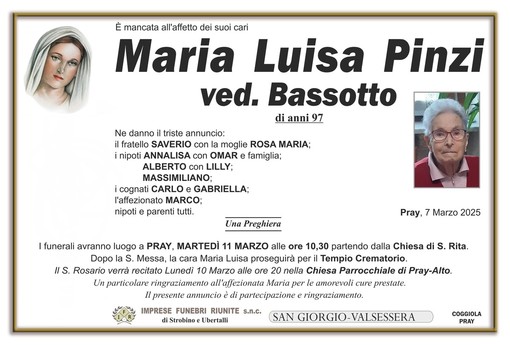 Maria Luisa Pinzi, ved.Bassotto