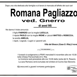 Romana Pagliazzo ved. Gnerro