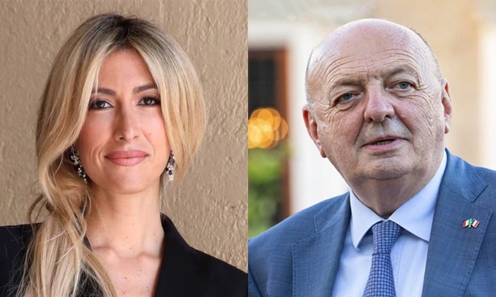 Annalisa Chirico ed il Ministro Pichetto Fratin - Foto Perosi