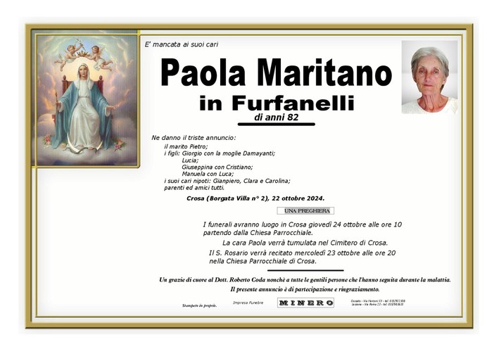 Paola Maritano in Furfanelli