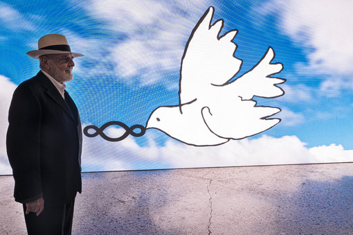 Michelangelo Pistoletto candidato al Nobel per la Pace: l’arte come strumento di cambiamento globale, foto Daniela Pellegrini