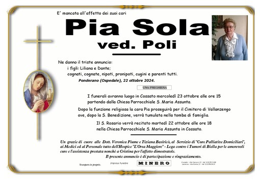 Pia Sola ved. Poli