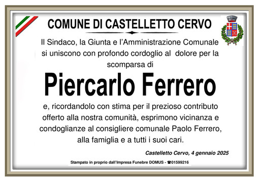 Piercarlo Ferrero - Partecipazione