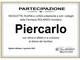 Piercarlo - Partecipazione