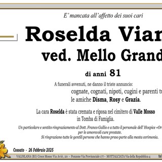 Roselda Viano ved. Mello Grand