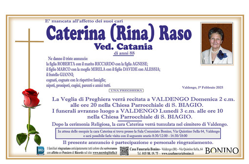 Caterina (Rina) Raso, ved. Catania