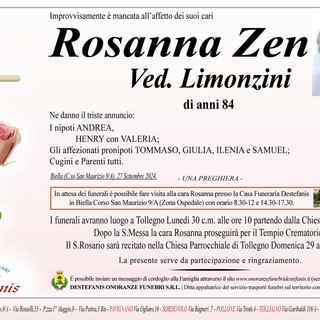 Rosanna Zen ved. Limonzini