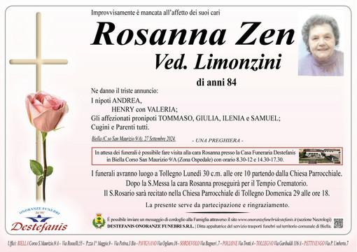 Rosanna Zen ved. Limonzini