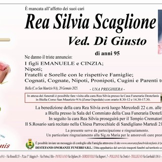 Rea Silvia Scaglione ved. Di Giusto