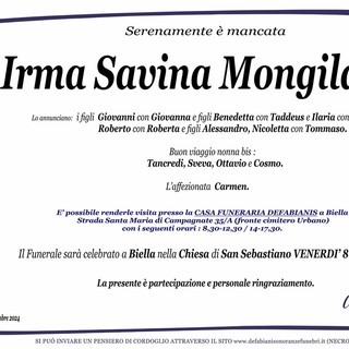 Irma Savina Mongilardi