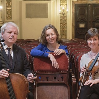 Il Trio Viennese  Klara Flieder, Christophe Pantillon e Biliana Tzinlikova - Foto Villa Piazzo in Musica