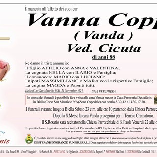 Vanna Coppa (Vanda) ved. Cicuta