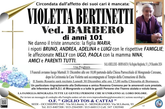 Violetta Bertinetti ved. Barbero