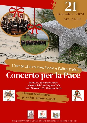 Concerto per la pace: “L’amor che muove il sole e l’altre stelle”.