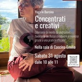 Yoga in Burcina: concentrati e creativi.