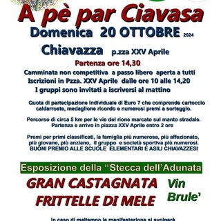 “A pè par Ciavasa”: domenica 20 ottobre la 42a edizione.