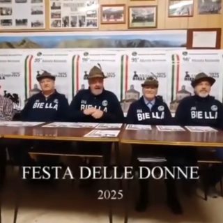 Dagli Alpini di Casapinta auguri a tutte le donne sulle note di una bella canzone.. VIDEO