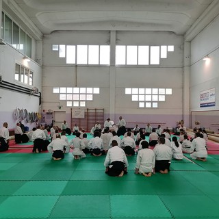 Grande partecipazione per lo Stage di Aikido: Micheline Tissier a Biella per un in contro di carattere internazionale.