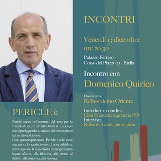 Domenico Quirico ospite de l'associazione Pericle a Palazzo Ferrero