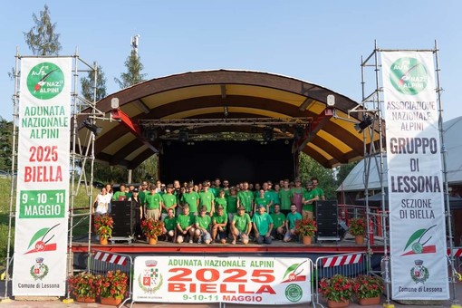 Adunata nazionale degli Alpini, dal Comune di Lessona un contributo al gruppo del paese foto di Edoardo Valsania