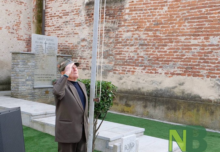 Benna IV Novembre, la commemorazione dei Caduti anche di Villanova e Massazza, FOTO e VIDEO Davide Finatti