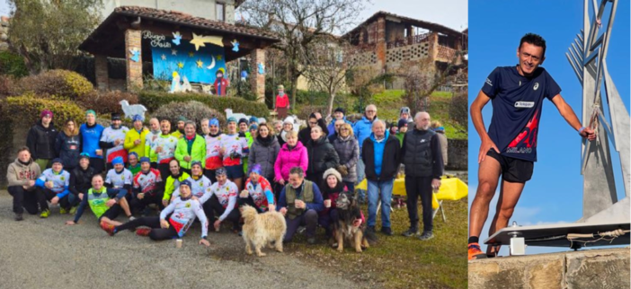 Piatto, frazione Serralunga, una comunità e tanti amici runner stretti nel ricordo di Paolo Botta FOTO e VIDEO