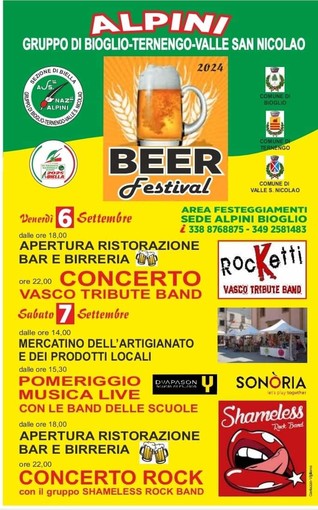 Beer Festival alla Sede Alpini di Bioglio