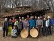 Tradizione e convivialità, la battitura delle castagne a Bagneri.