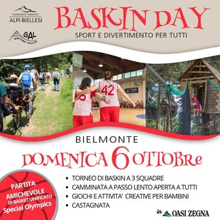 Bielmonte, sport e inclusione con “Baskin Day”.