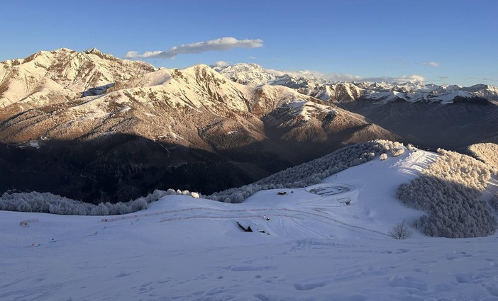 Carnevale a Bielmonte al baby park sulla neve