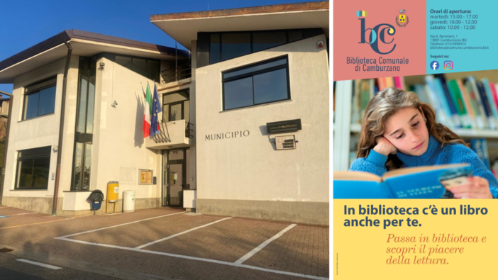 La Biblioteca di Camburzano si rinnova: nuovo logo, social e locandine per promuovere la cultura.