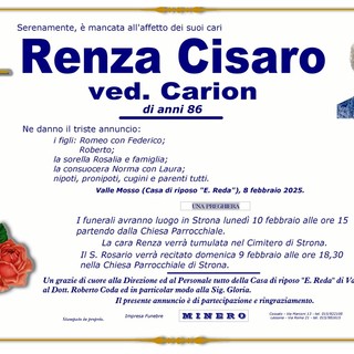 Renza Cisaro Ved. Carion