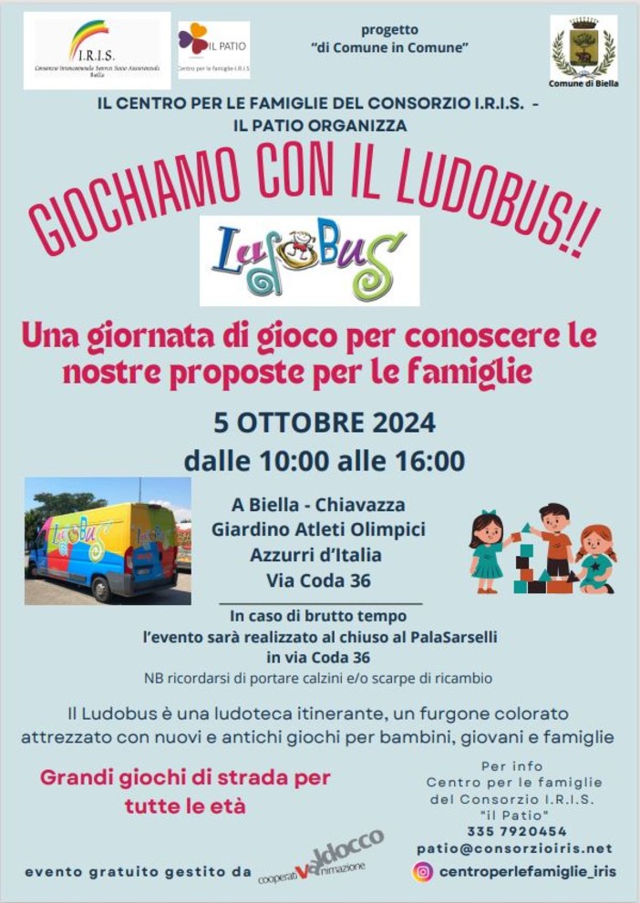 A Chiavazza arriva il Ludobus!