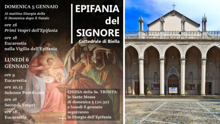 Epifania del Signore alla Cattedrale di Biella: domenica 5 le celebrazioni.