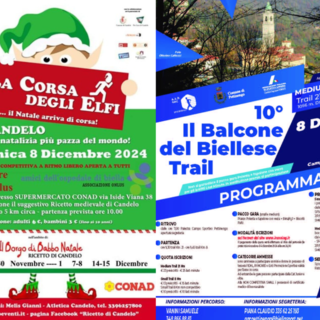 Le corse della settimana di newsbiella.it dal 3 all' 8 dicembre