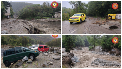 Dal Torinese, crollano due ponti in Val di Susa: borgata Combe isolata.