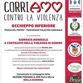 A Occhieppo Inferiore torna &quot;CORRIAMO contro la violenza&quot;, è la 7° edizione