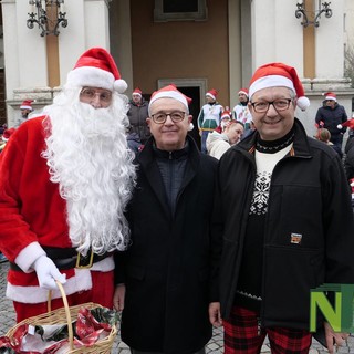 Cossato: 150 iscritti alla Babbo Run, che festa di Natale sia! Foto di Davide Finatti per newsbiella