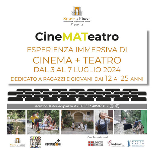 CineMATeatro, a Sagliano Micca un'esperienza immersiva.