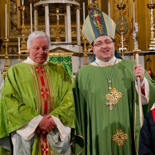 Andorno celebra con commozione Don Adriano, 52 anni di guida spirituale, foto Rino Mansi