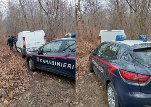 Amianto abbandonato nel bosco, a Zubiena e a Magnano