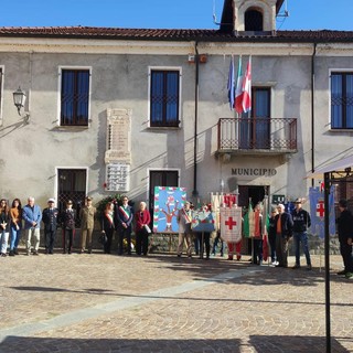 Commemorazione del IV Novembre a Dorzano, foto pag, fb comune dorzano, s.zo.