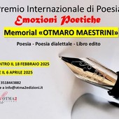 Luca Stecchi nella giuria del Premio Internazionale di Poesia &quot;Emozioni Poetiche&quot;