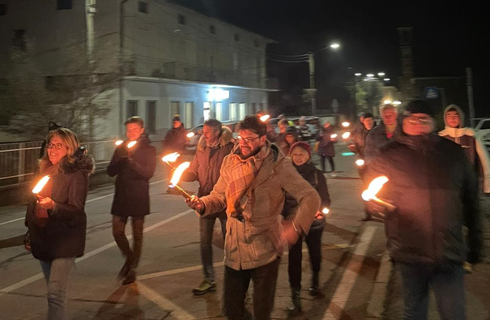 fiaccolata natale