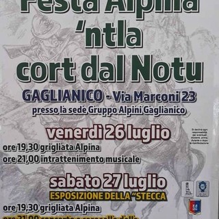 Festa alpina a Gaglianico: ‘ntla cort dal Notu.