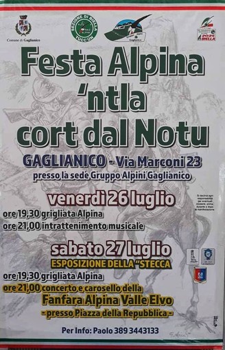 Festa alpina a Gaglianico: ‘ntla cort dal Notu.