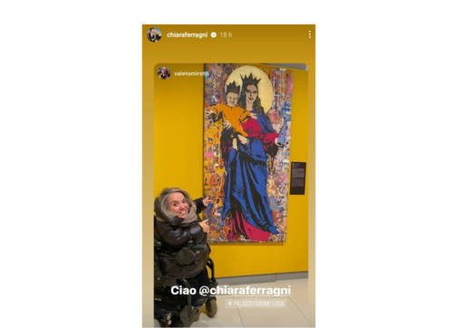 Chiara Ferragni rilancia su Instagram la mostra “Banksy, Jago, TvBoy e altre storie controcorrente”